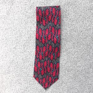 Vintage Ali Knock Out Neckwear Novelty CDC Influenza Tie